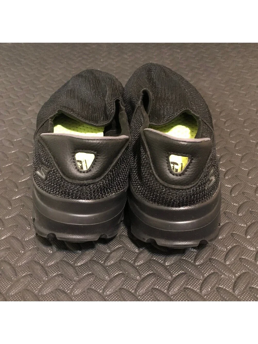 Skechers Mens Performance Go Walk 3 Black Slip-On Walking Shoes Size 13